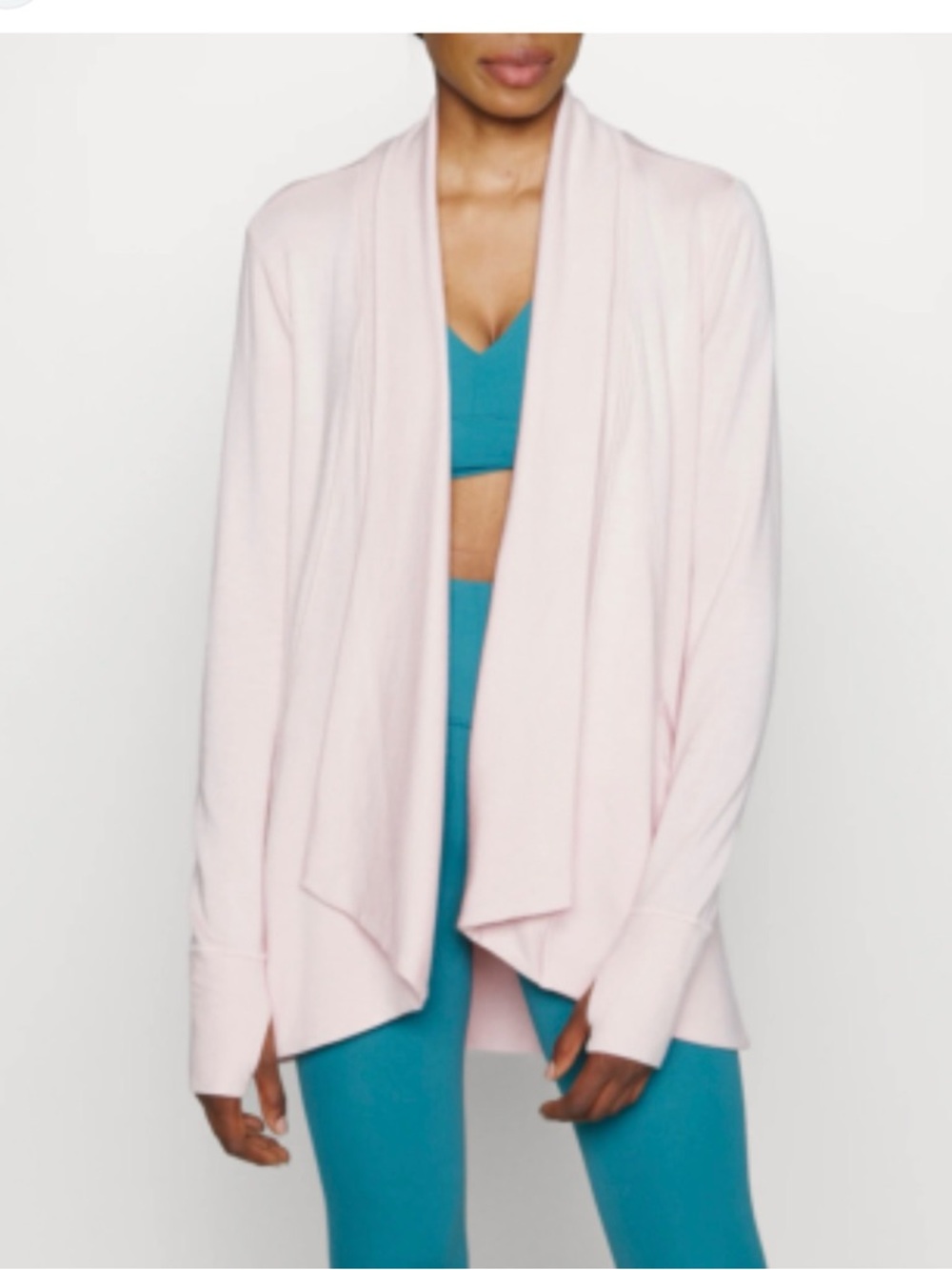 NWT Athleta XS Nirvana Pranayama Wrap Overaized Cardigan - Orchid Pink